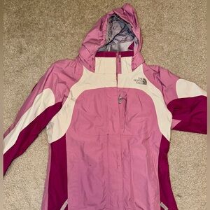 Pink North Face jacket